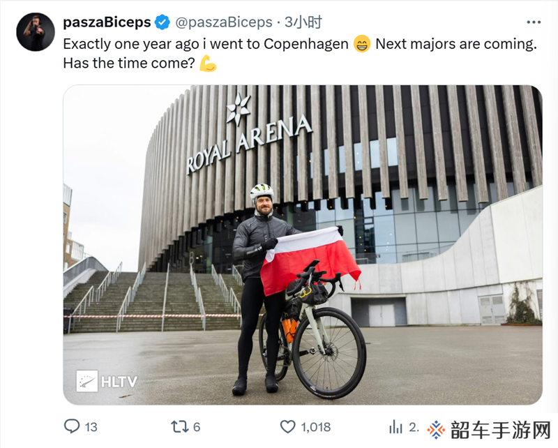 pasha：奥斯汀Major即将到来，是不是该骑行了？
